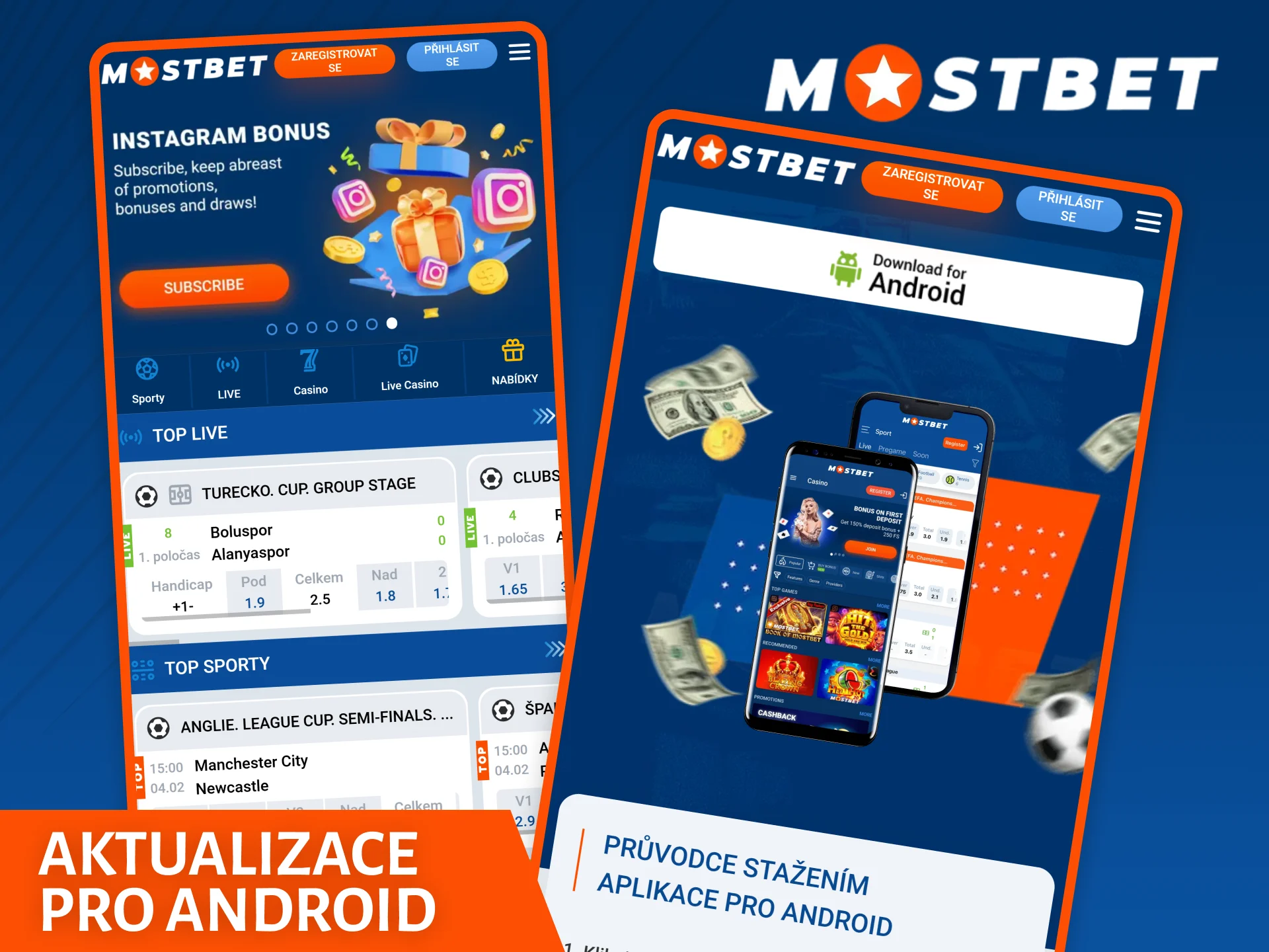 Zjistěte, jak aktualizovat aplikaci Mostbet pro Android.
