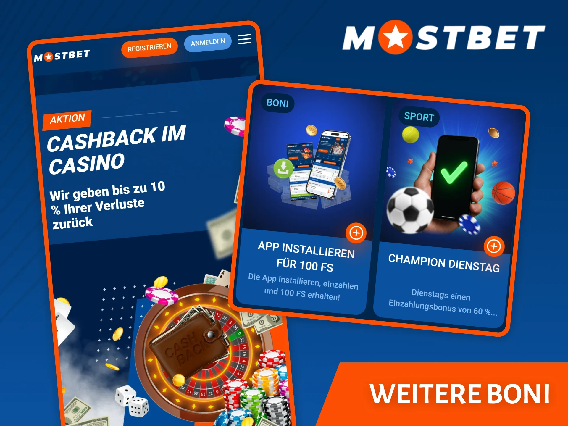 Entdecken Sie weitere Bonusangebote in der Mostbet-App.