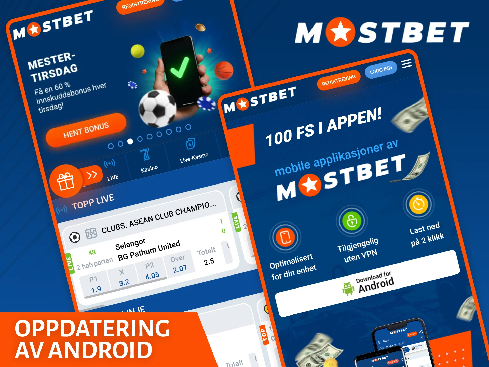 Finn ut hvordan du oppdaterer Mostbet-appen for Android.