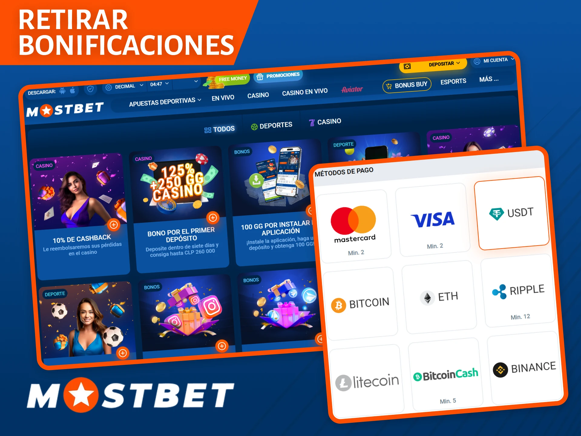 Descubra cómo retirar dinero de bono de su cuenta Mostbet.