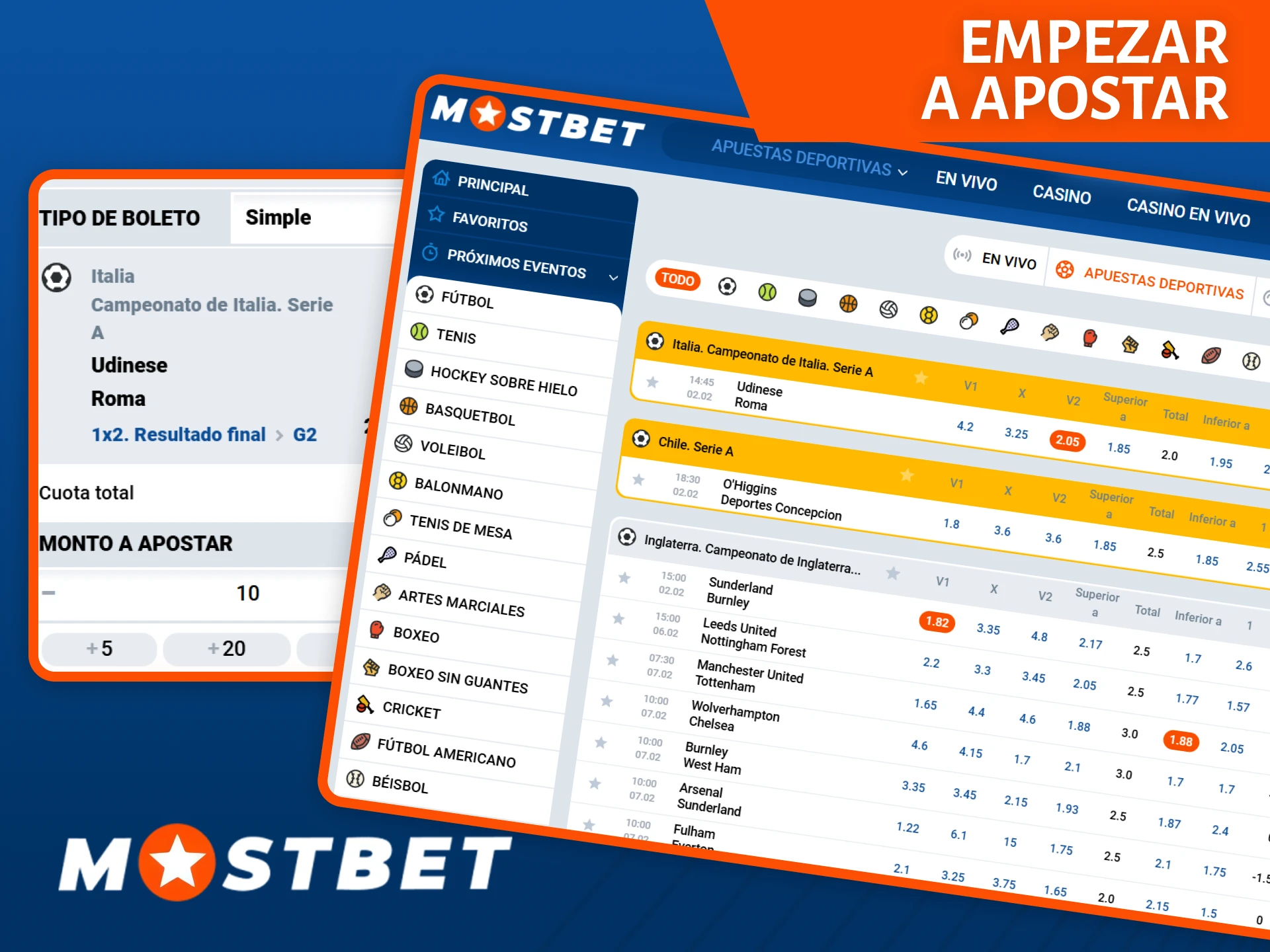 Descubra cómo empezar a apostar en deportes en el sitio web de Mostbet.