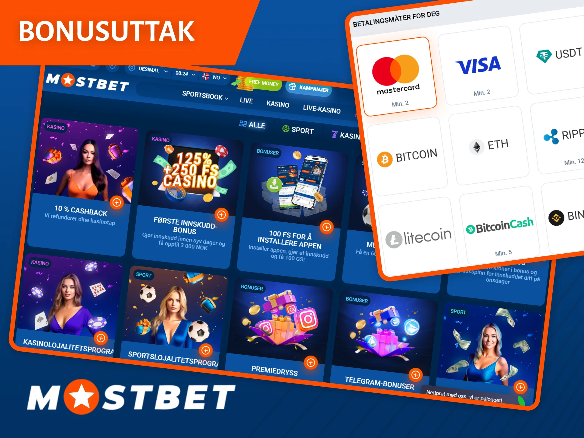 Finn ut hvordan du kan ta ut bonuspenger fra Mostbet-kontoen din.