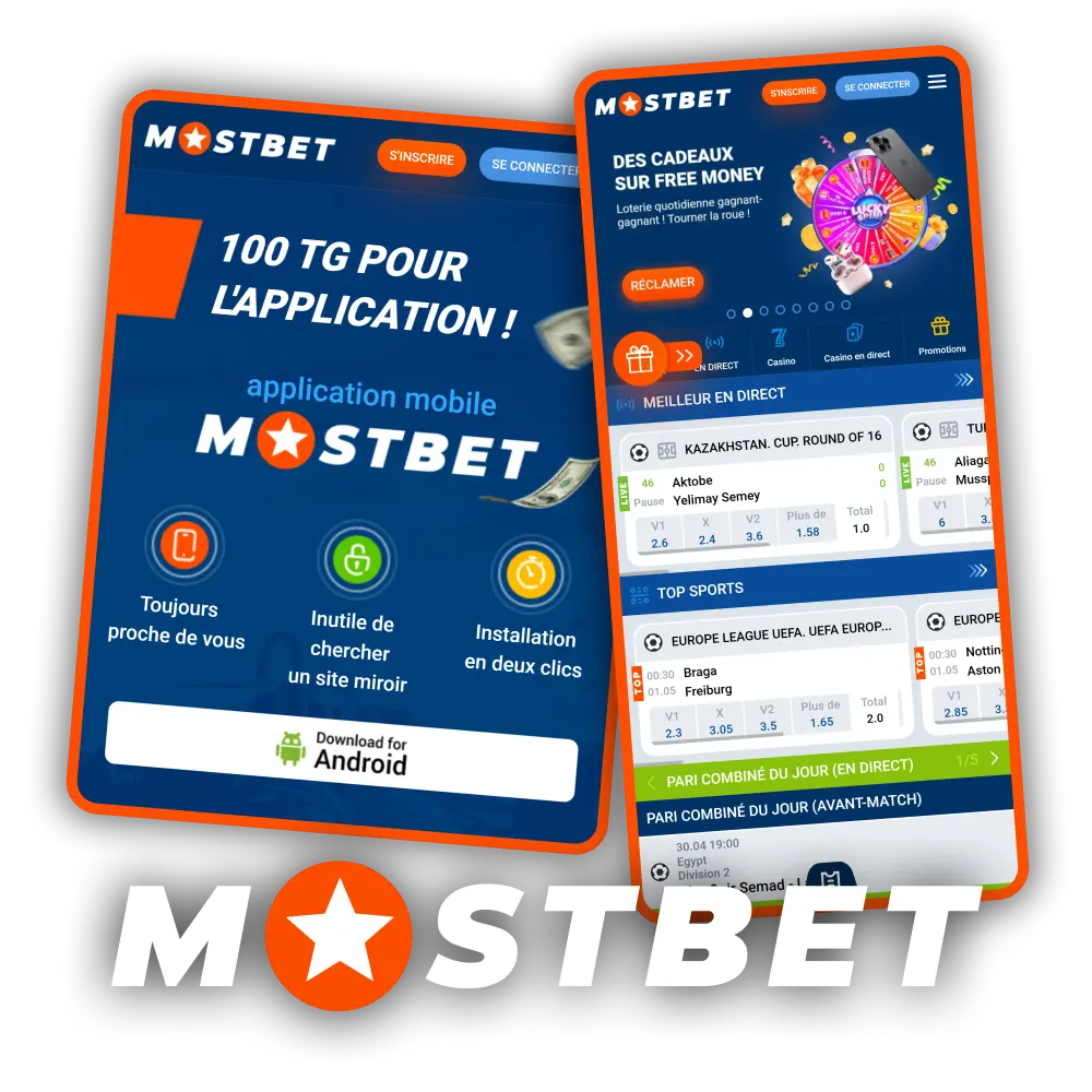 Installez l'application officielle Mostbet sur votre appareil Android ou iOS.