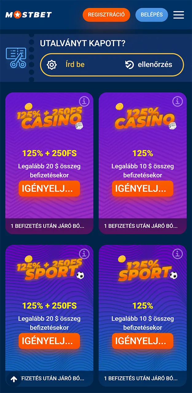 Használja ki a Mostbet alkalmazásban elérhető remek promóciókat.