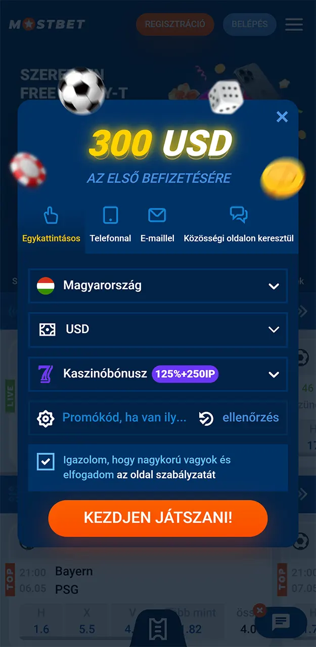 A Mostbet weboldala kényelmes regisztrációs lehetőségeket kínál.