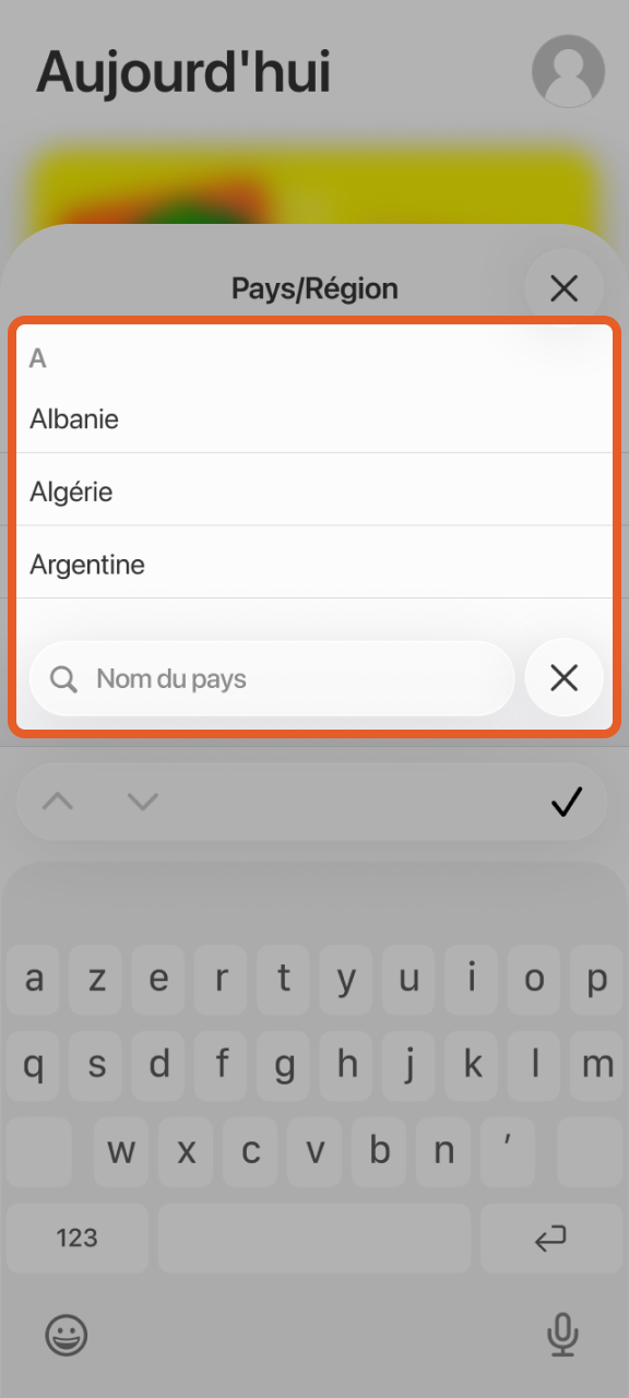 Choisissez un pays pour accéder à l'application Mostbet.