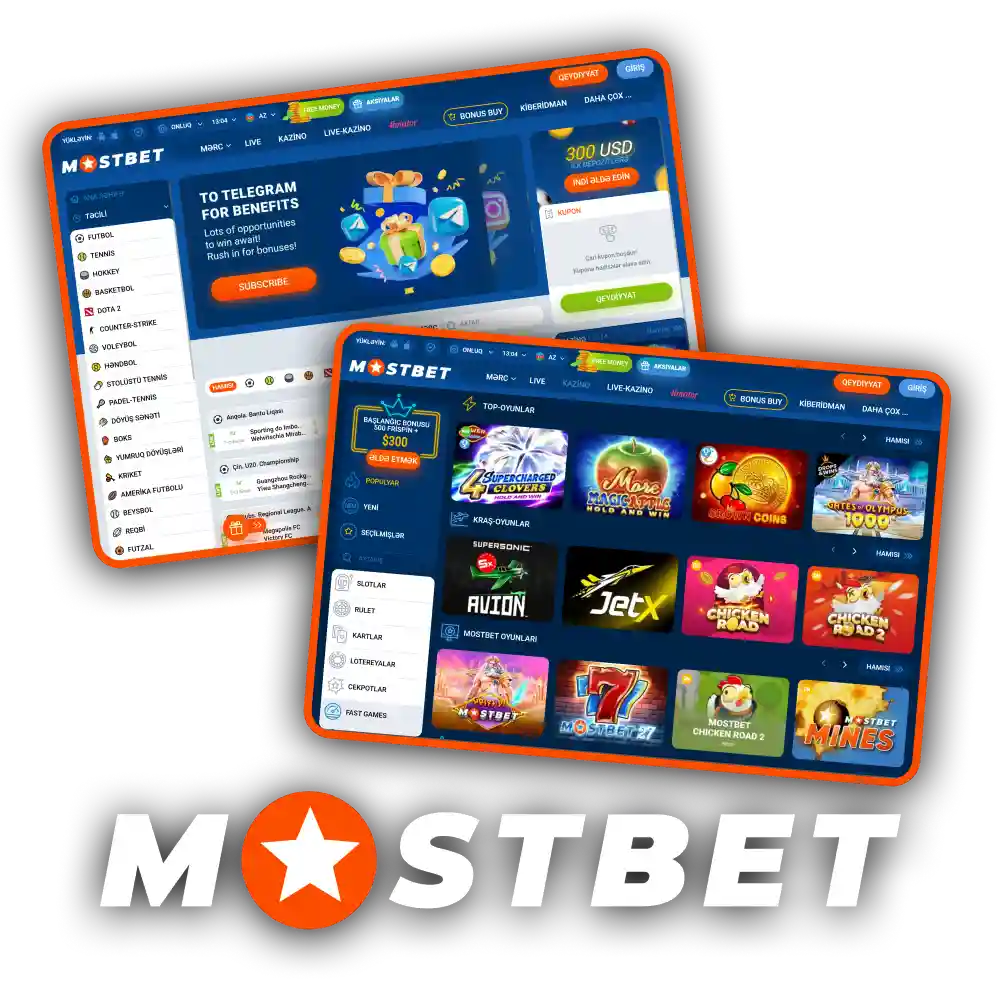 Rəsmi Mostbet veb saytı, geniş idman mərcləri və kazino oyunları çeşidi sayəsində ən yaxşı seçimdir.