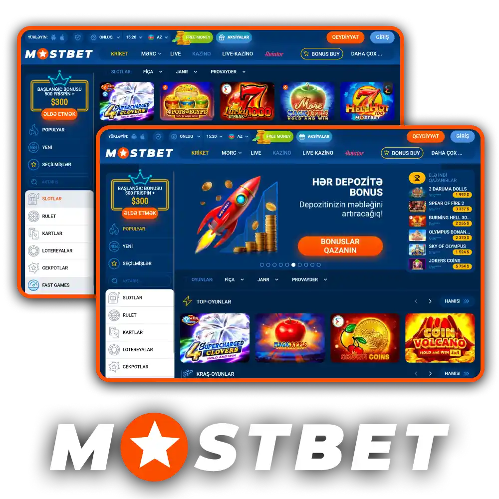 Mostbet kazino platforması oyunçulara rəngarəng slot maşınları və əla qazanma imkanları təklif edir.