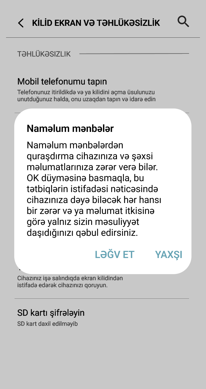Mostbet mobil tətbiqinin xüsusiyyətlərindən istifadə etmək üçün naməlum mənbələrdən quraşdırmalara icazə verin.