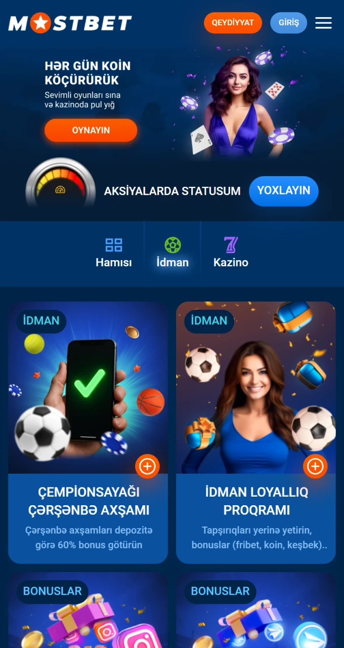 Rəsmi Mostbet kazino tətbiqində mövcud olan xüsusi promosyonları kəşf edin.