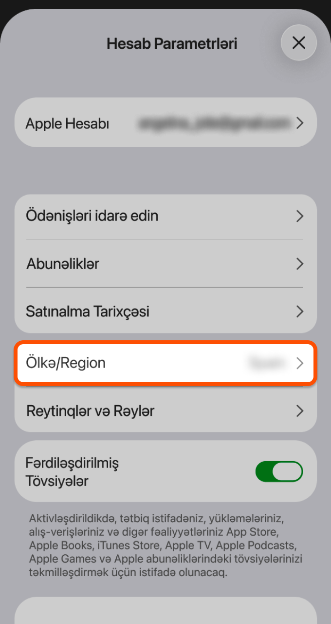 Rəsmi Mostbet tətbiqinə daxil olmaq üçün parametrlərdə düzgün ölkəni və ya bölgəni seçin.